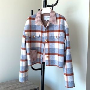 Petite studio stockholm wool jacket - blue